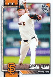 MLB �x�[�X�{�[���J�[�h 69 Logan Webb �T���t�����V�X�R�E�W���C�A���c (BASE/BASE SET) 2026 Topps Series 1