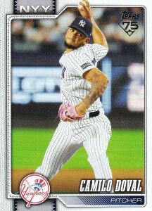 MLB �x�[�X�{�[���J�[�h 75 Camilo Doval �j���[���[�N�E�����L�[�X (BASE/BASE SET) 2026 Topps Series 1