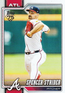 MLB �x�[�X�{�[���J�[�h 79 Spencer Strider �A�g�����^�E�u���[�u�X (BASE/BASE SET) 2026 Topps Series 1