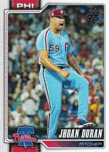 MLB �x�[�X�{�[���J�[�h 83 Jhoan Duran �t�B���f���t�B�A�E�t�B���[�Y (BASE/BASE SET) 2026 Topps Series 1