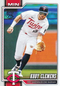 MLB �x�[�X�{�[���J�[�h 85 Kody Clemens �~�l�\�^�E�c�C���Y (BASE/BASE SET) 2026 Topps Series 1