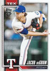 MLB �x�[�X�{�[���J�[�h 99 Jacob deGrom �e�L�T�X�E�����W���[�Y (BASE/BASE SET) 2026 Topps Series 1
