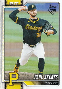 MLB �x�[�X�{�[���J�[�h 100 Paul Skenes �s�b�c�o�[�O�E�p�C���[�c (BASE/BASE SET) 2026 Topps Series 1