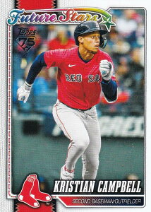 MLB �x�[�X�{�[���J�[�h 125 Kristian Campbell �{�X�g���E���b�h�\�b�N�X (BASE/BASE SET/Future Stars) 2026 Topps Series 1