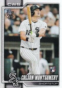 MLB �x�[�X�{�[���J�[�h 157 Colson Montgomery �V�J�S�E�z���C�g�\�b�N�X (BASE/BASE SET/Rookie) 2026 Topps Series 1
