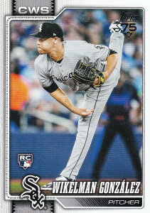 MLB �x�[�X�{�[���J�[�h 167 Wikelman Gonzalez �V�J�S�E�z���C�g�\�b�N�X (BASE/BASE SET/Rookie) 2026 Topps Series 1