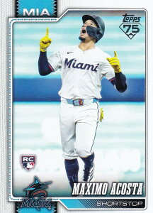 MLB �x�[�X�{�[���J�[�h 172 Maximo Acosta �}�C�A�~�E�}�[�����Y (BASE/BASE SET/Rookie) 2026 Topps Series 1