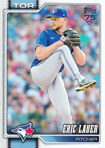 MLB �x�[�X�{�[���J�[�h 175 Eric Lauer �g�����g�E�u���[�W�F�C�Y (BASE/BASE SET) 2026 Topps Series 1