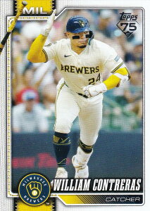 MLB �x�[�X�{�[���J�[�h 192 William Contreras �~���E�H�[�L�[�E�u�����[�Y (BASE/BASE SET) 2026 Topps Series 1