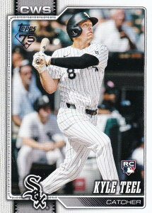MLB �x�[�X�{�[���J�[�h 201 Kyle Teel �V�J�S�E�z���C�g�\�b�N�X (BASE/BASE SET/Rookie) 2026 Topps Series 1
