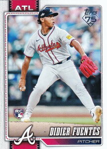 MLB �x�[�X�{�[���J�[�h 243 Didier Fuentes �A�g�����^�E�u���[�u�X (BASE/BASE SET/Rookie) 2026 Topps Series 1