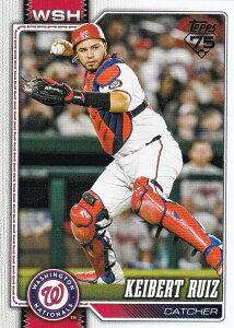 MLB �x�[�X�{�[���J�[�h 245 Keibert Ruiz ���V���g���E�i�V���i���Y (BASE/BASE SET) 2026 Topps Series 1
