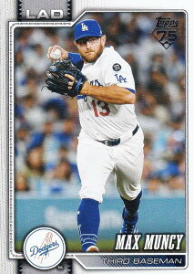 MLB �x�[�X�{�[���J�[�h 252 Max Muncy ���T���[���X�E�h�W���[�X (BASE/BASE SET) 2026 Topps Series 1
