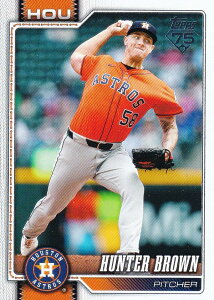 MLB �x�[�X�{�[���J�[�h 264 Hunter Brown �q���[�X�g���E�A�X�g���Y (BASE/BASE SET) 2026 Topps Series 1