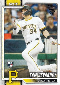 MLB �x�[�X�{�[���J�[�h 268 Cam Devanney �s�b�c�o�[�O�E�p�C���[�c (BASE/BASE SET/Rookie) 2026 Topps Series 1