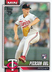 MLB �x�[�X�{�[���J�[�h 321 Pierson Ohl �~�l�\�^�E�c�C���Y (BASE/BASE SET/Rookie) 2026 Topps Series 1