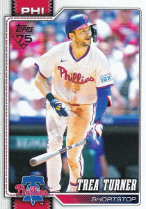 MLB �x�[�X�{�[���J�[�h 322 Trea Turner �t�B���f���t�B�A�E�t�B���[�Y (BASE/BASE SET) 2026 Topps Series 1