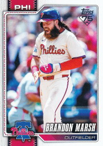 MLB �x�[�X�{�[���J�[�h 335 Brandon Marsh �t�B���f���t�B�A�E�t�B���[�Y (BASE/BASE SET) 2026 Topps Series 1