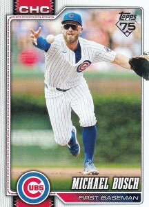 MLB �x�[�X�{�[���J�[�h 348 Michael Busch �V�J�S�E�J�u�X (BASE/BASE SET) 2026 Topps Series 1