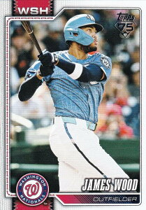 MLB �x�[�X�{�[���J�[�h 349 James Wood ���V���g���E�i�V���i���Y (BASE/BASE SET) 2026 Topps Series 1