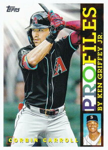 MLB �x�[�X�{�[���J�[�h TP-6 Corbin Carroll �A���]�i�E�_�C�������h�o�b�N�X (INSERT/TOPPS PROFILES) 2026 Topps Series 1