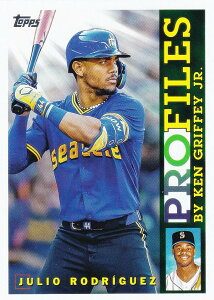 MLB �x�[�X�{�[���J�[�h TP-21 Julio Rodriguez �V�A�g���E�}���i�[�Y (INSERT/TOPPS PROFILES) 2026 Topps Series 1