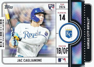 MLB �x�[�X�{�[���J�[�h BTP-22 Jac Caglianone �J���U�X�V�e�B�E���C�����Y (INSERT/BIG TICKET PLAYERS/Rookie) 2026 Topps Series 1