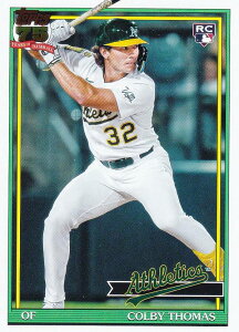 MLB �x�[�X�{�[���J�[�h T91-6 Colby Thomas �A�X���`�b�N�X (INSERT/1991 TOPPS BASEBALL/Rookie) 2026 Topps Series 1