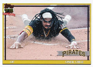 MLB �x�[�X�{�[���J�[�h T91-14 Oneil Cruz �s�b�c�o�[�O�E�p�C���[�c (INSERT/1991 TOPPS BASEBALL) 2026 Topps Series 1