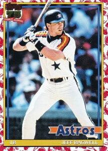 MLB �x�[�X�{�[���J�[�h T91-17 Jeff Bagwell �q���[�X�g���E�A�X�g���Y (INSERT/1991 TOPPS BASEBALL Koi Fish) 2026 Topps Series 1