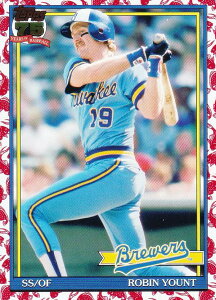 MLB �x�[�X�{�[���J�[�h T91-32 Robin Yount �~���E�H�[�L�[�E�u�����[�Y (INSERT/1991 TOPPS BASEBALL Koi Fish) 2026 Topps Series 1