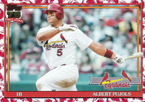 MLB �x�[�X�{�[���J�[�h T91-43 Albert Pujols �Z���g���C�X�E�J�[�W�i���X (INSERT/1991 TOPPS BASEBALL Koi Fish) 2026 Topps Series 1