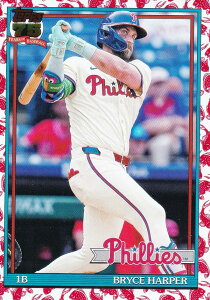 MLB �x�[�X�{�[���J�[�h T91-60 Bryce Harper �t�B���f���t�B�A�E�t�B���[�Y (INSERT/1991 TOPPS BASEBALL Koi Fish) 2026 Topps Series 1