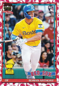 MLB �x�[�X�{�[���J�[�h T91-71 Roman Anthony �{�X�g���E���b�h�\�b�N�X (INSERT/1991 TOPPS BASEBALL Koi Fish/Rookie) 2026 Topps Series 1
