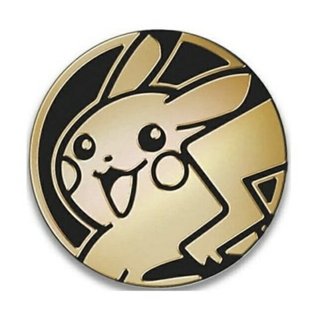 ポケモン ポケモンカードゲーム ポケモンコイン [ピカチュウ] POKEMON GOLD CLEAR PIKACHU COIN【海外品 小傷がある場合もございます】
