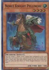 �V�Y�� CYHO-EN090 Noble Knight Pellinore(�p��� 1st Edition �X�[�p�[���A) �T�C�o�l�e�B�b�N�E�z���C�]��