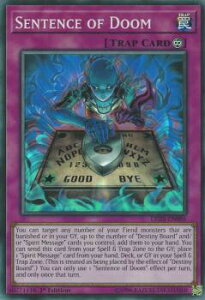 VY LED5-EN005 ̐鍐 Sentence of Doom (p 1st Edition X[p[A) Legendary Duelists Immortal Destiny