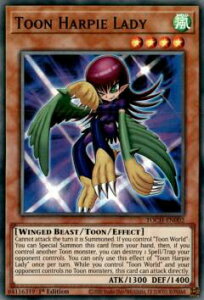 �V�Y�� TOCH-EN002 �g�D�[���E�n�[�s�B�E���f�B Toon Harpie Lady (�p��� 1st Edition �X�[�p�[���A) Toon Chaos
