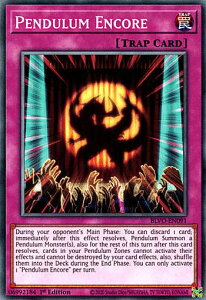 VY BLVO-EN091 Pendulum Encore (p 1st Edition m[}) Blazing Vortex