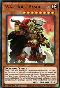 VY BLVO-EN097 War Rock Bashileos (p 1st Edition EgA) Blazing Vortex