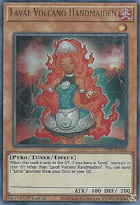 遊戯王 GFTP-EN046 ラヴァル炎火山の侍女 Laval Volcano Handmaiden (英語版 1st Edition ウルトラレア) Ghosts From the Past
