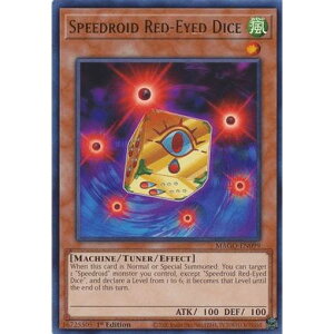 �V�Y�� MAGO-EN099 SR�Ԗڂ̃_�C�X Speedroid Red-Eyed Dice (�p��� 1st Edition ���A) Maximum Gold