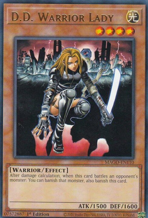 楽天市場】遊戯王 MAGO-EN110 異次元の女戦士 D.D. Warrior Lady (英語 