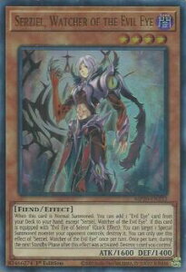 �V�Y�� MP20-EN232 ���̎��k �T���G�� Serziel, Watcher of the Evil Eye (�p��� 1st Edition �E���g�����A) 2020 Tin of Lost Memories
