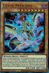 VY BACH-EN025 JIXElteBX Chaos Nephthys (p 1st Edition EgA) Battle of Chaos