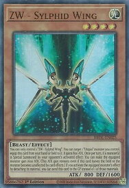 遊戯王 BROL-EN025 ZW－天風精霊翼 ZW - Sylphid Wing (英語版 1st Edition ウルトラレア) Brothers of Legend