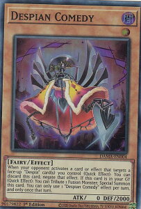 遊戯王 DAMA-EN004 喜劇のデスピアン Despian Comedy (英語版 1st Edition スーパーレア) Dawn of Majesty