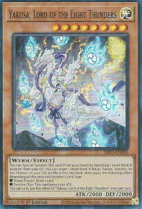 �V�Y�� DIFO-EN095 �����V�_ Yakusa, Lord of the Eight Thunders (�p��� 1st Edition �X�[�p�[���A) DIMENSION FORCE
