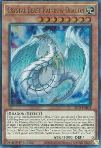 VY GFP2-EN001 ɕʏb C{[EhS Crystal Beast Rainbow Dragon (p 1st Edition EgA) Ghosts From the PastFThe 2nd Haunting