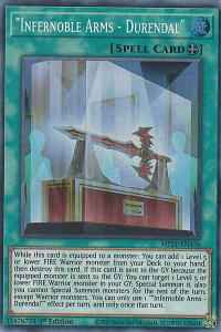 VY MP21-EN136 w|f_x "Infernoble Arms - Durendal" (p 1st Edition X[p[A) 2021 Tin of Ancient Battles Mega Pack